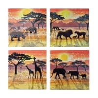 Giraffe Silhouette Coaster
