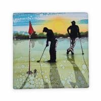 Golf Ceramic Coaster - Great Outdoors