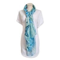 Green Butterflies Scarf