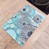 Green Dandelion 4 Worktop Saver