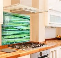 Green Horizontal Splashback