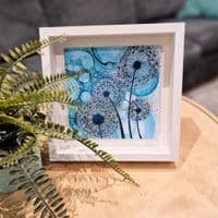 Green Turquoise Dandelion Large Picture