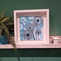 Green Turquoise Dandelion Large Picture