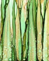 Green Vertical Splashback