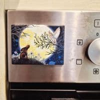 Hare & Owl Stargazing Magnet