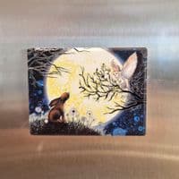Hare & Owl Stargazing Magnet