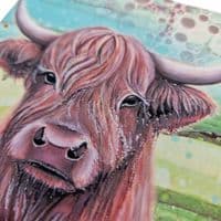 Highland Cow Coaster