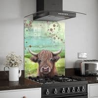Highland Cow Splashback