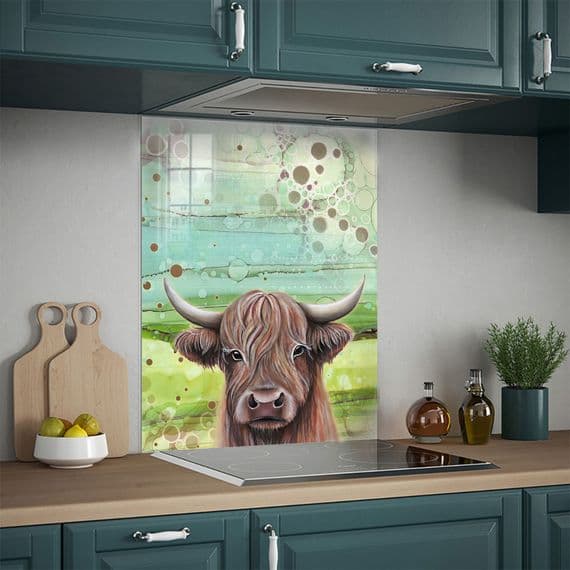 Highland Cow Splashback