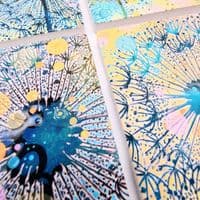 ITW Orange Dandelion Coaster
