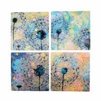 ITW Orange Dandelion Coaster