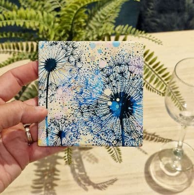 ITW Yellow Dandelion Coaster