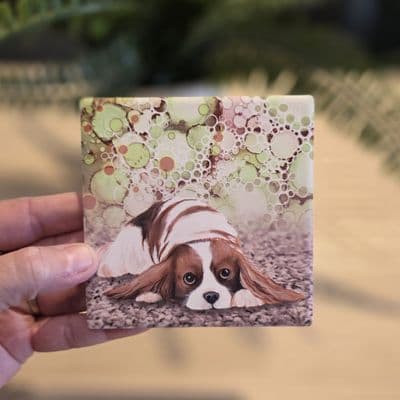 King Charles Spaniel Dog Coaster