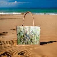 Large Hessian Jute Insect Shopper Bag