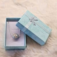 Leaves Bead Sterling Silver Necklace