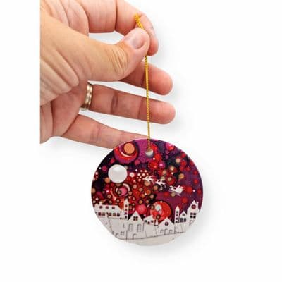 Mauve Tree Decoration