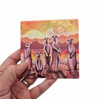 Meerkats Coaster