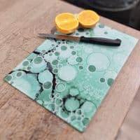 Mint Abstract Worktop Saver