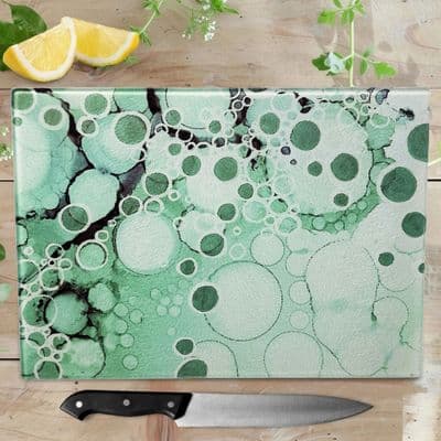 Mint Abstract Worktop Saver