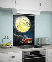 Moongazing Fox and Stag Splashback