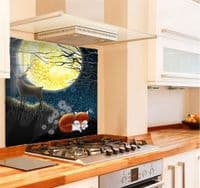 Moongazing Fox and Stag Splashback