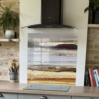 Mustard Grey Landscape Splashback (169-SB)