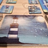 Nautical Boat Placemat and Coaster Set