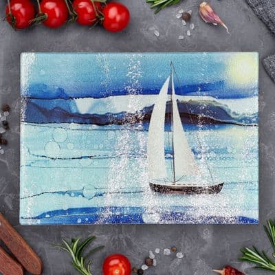 Nautical Sail Boat Worktop Saver