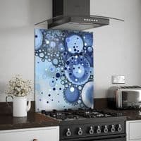 Navy Abstract Splashback