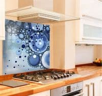 Navy Abstract Splashback