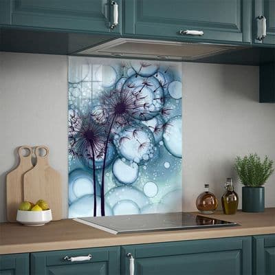 Navy Dandelion Splashback (168-SB)