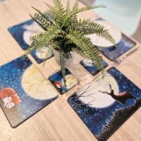 Night time animal Placemat and Coaster Set (SG)
