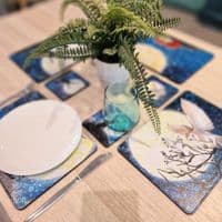 Night time animal Placemat and Coaster Set (SG)