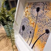 Ochre Black Dandelion Large Picture