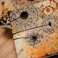 Ochre Dandelion 3 Coaster