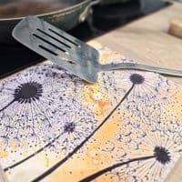 Ochre Dandelion 4 Ceramic Trivet