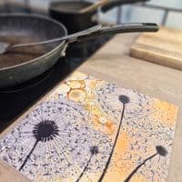 Ochre Dandelion 4 Ceramic Trivet