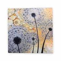 Ochre Dandelion 4 Ceramic Trivet