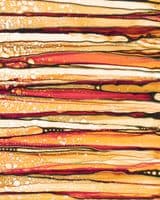 Orange Linear Splashback