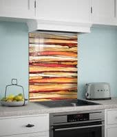 Orange Linear Splashback