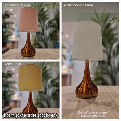 Orange Touch Lamp