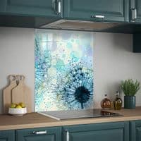 Pale Turquoise Dandelion Splashback (151-SB)
