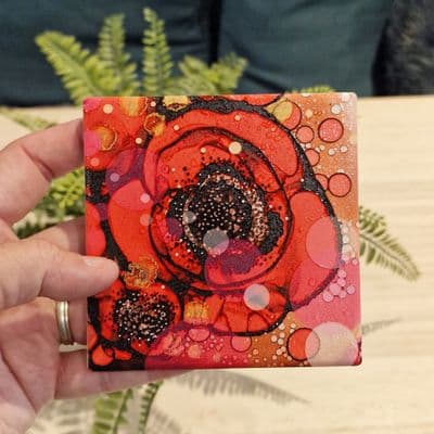 Poppy 1 Coaster