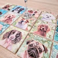 Pug Dog Coaster