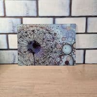 Purple Blue Dandelion Worktop Saver