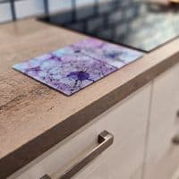 Purple Dandelion 3 Worktop Saver