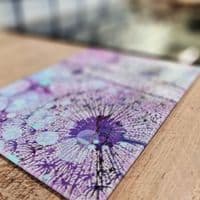 Purple Dandelion 3 Worktop Saver