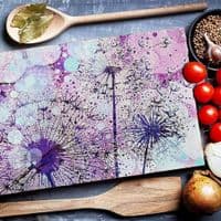 Purple Dandelion 3 Worktop Saver