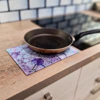 Purple Dandelion 3 Worktop Saver