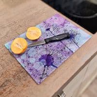 Purple Dandelion 3 Worktop Saver